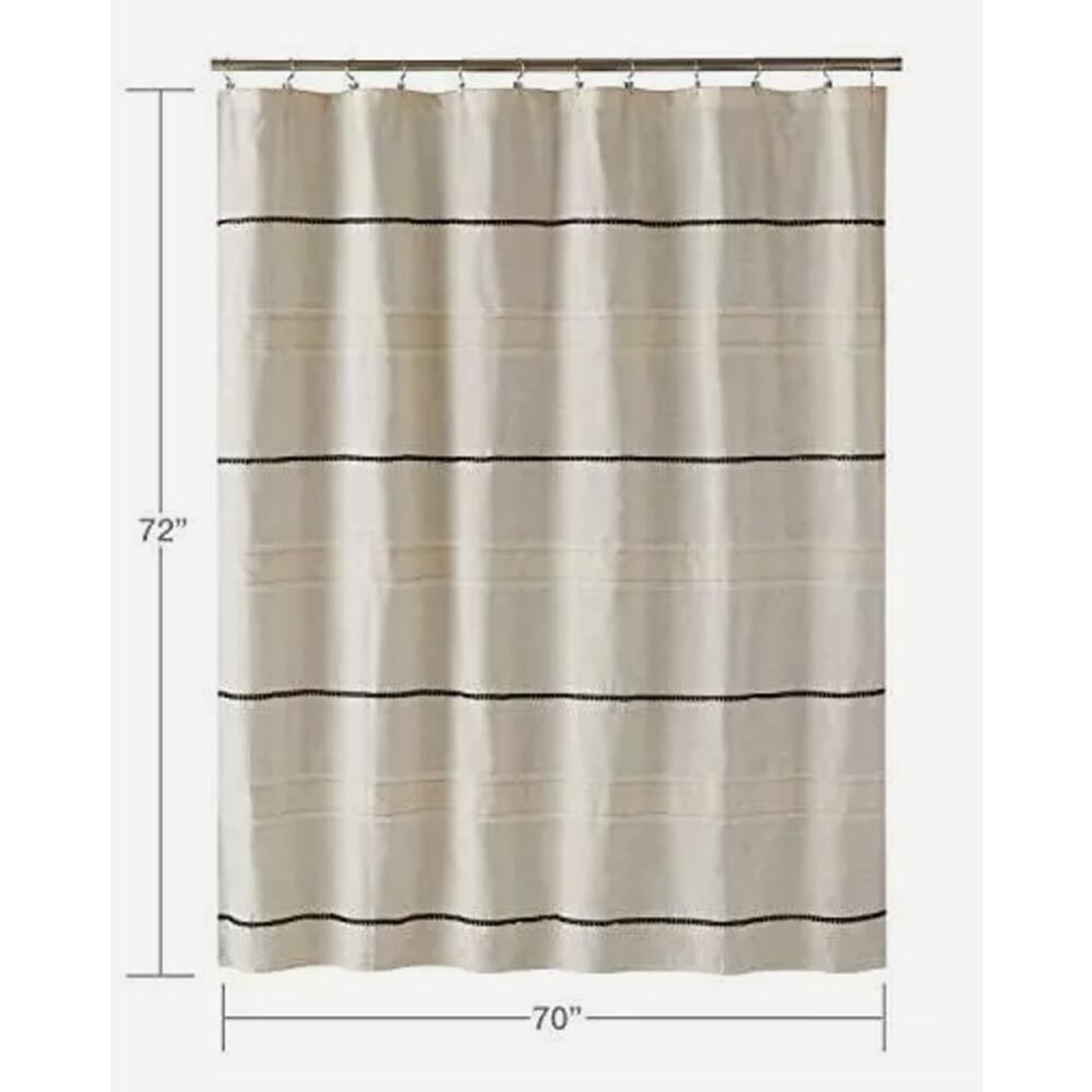 SKL Home by Saturday Knight Ltd. Frayser Shower Curtain, Linen